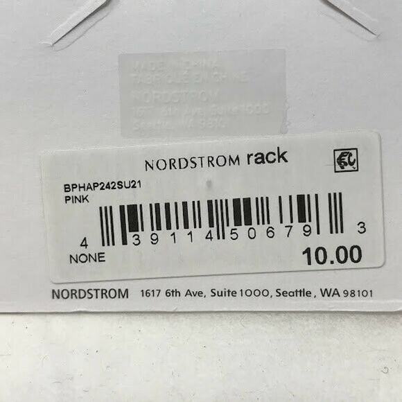 Nordstrom BP. Half Heart Shape Hair Clip Pink NWT - Picture 4 of 4